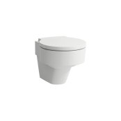 Laufen Val Rimless Wall-Hung Toilet - Matt White