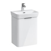 Laufen Moderna 435mm 1 Door Vanity Unit (Right Hand Hinge) - Gloss White