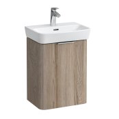 Laufen Moderna 435mm 1 Door Vanity Unit (Right Hand Hinge) - Honey Ash