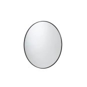 Tavistock Verge 600mm Round Mirror - Black