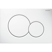 Geberit Sigma 01 White Alpine Dual Flush Plate