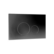 Abacus ISO 2 Flush Plate - Black