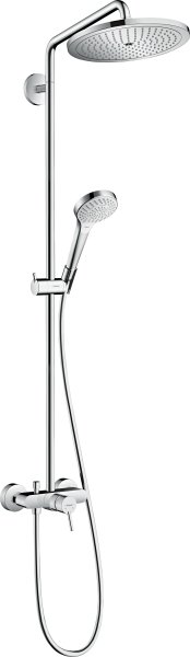 Hansgrohe Croma Select S Showerpipe 280 1jet with Manual Shower Mixer - Chrome