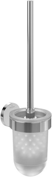 Villeroy & Boch Elements Tender Toilet Brush Set - Chrome