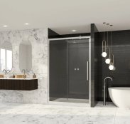 Coram Premier 8 1000mm Sliding Door Shower Enclosure - Chrome