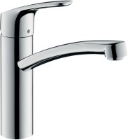 Hansgrohe Focus M41 Single Lever Kitchen Mixer 160 Ecosmart, Single Spray Mode - Chrome