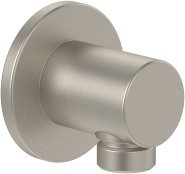 Villeroy & Boch Universal Round Shower Wall Outlet - Matt Brushed Nickel - Stock Clearance