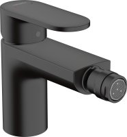 Hansgrohe Vernis Blend Single Lever Bidet Mixer with Pop-Up Waste Set - Matt Black