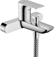 Hansgrohe Rebris E Single Lever Bath Mixer for Exposed Installation with Centre Distance 15.3 Cm - Chrome