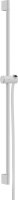 Hansgrohe Unica Shower Bar Pulsify S 90cm with Push Slider & Isiflex Shower Hose 160cm - Matt White