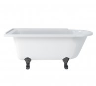 Burlington Bathrooms Hampton 150 x 75cm White Left Hand Shower Bath