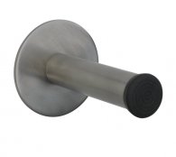 Origins Living Wall Door Stop - Brushed Stainless Steel