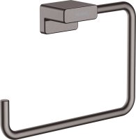 Hansgrohe Addstoris Towel Ring - Brushed Black Chrome