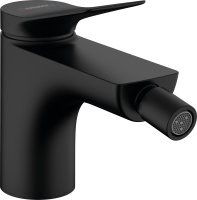 Hansgrohe Vivenis Single Lever Bidet Mixer with Pop-Up Waste Set - Matt Black