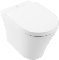 Villeroy & Boch O.Novo Compact Floor-Standing Rimless Washdown Toilet with Directflush - White Alpin