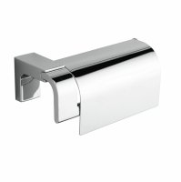 Origins Living Eletech Toilet Roll Holder with Flap - Chrome
