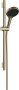 Hansgrohe Rainfinity Shower Set 130 3jet with Shower Bar S Puro 65cm, Push Slider & Designflex Textile Shower Hose 160cm - Polished Gold-Optic