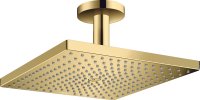 Hansgrohe Raindance E Overhead Shower 300 1jet with Ceiling Connector - Polished Gold-Optic