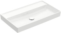 Villeroy & Boch Collaro 800mm Vanity Basin with 0 Tap Holes & without Overflow - White Alpin (CeramicPlus)