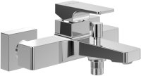 Villeroy & Boch Architectura Square Single-Lever Bath & Shower Mixer - Chrome - Chrome