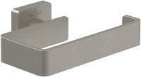 Villeroy & Boch Elements Striking Toilet Roll Holder - Matt Brushed Nickel