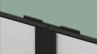 Kinewall H Profile in Black Assembling 2 panels in a row