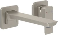 Villeroy & Boch Subway 3.0 Wall-Mounted Single-Lever Basin Mixer - Matt Brushed Nickel