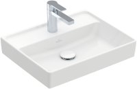 Villeroy & Boch Collaro 500mm Basin with 1 Tap Hole & without Overflow - White Alpin