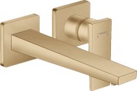 Hansgrohe Metropol Single Lever Basin Mixer with Lever Handle for Concealed Installation with Spout 225mm - Brushed Bronze