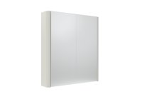 Tavistock Compass 600mm Double Mirrored Wall Cabinet - White