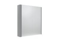 Tavistock Compass 600mm Double Mirrored Wall Cabinet - Light Grey