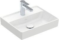 Villeroy & Boch Collaro 450mm Basin with 1 Tap Hole & without Overflow - White Alpin (CeramicPlus)