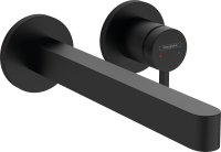 Hansgrohe Finoris Single Lever Basin Mixer for Concealed Installation Wall-Mounted with Spout 22,8cm - Matt Black