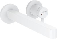 Hansgrohe Finoris Single Lever Basin Mixer for Concealed Installation Wall-Mounted with Spout 22,8cm - Matt White