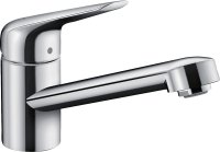 Hansgrohe Focus M42 Single Lever Kitchen Mixer 100 Coolstart, Ecosmart, Single Spray Mode - Chrome