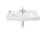 Roca Carmen 800 x 500mm 1 Tap Hole Wall-Hung Basin