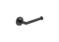 Roca Hotels Round Toilet Roll Holder Without Cover - Matt Black