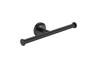 Roca Hotels Round Double Toilet Roll Holder - Matt Black