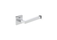 Roca Hotels Square Toilet Roll Holder Without Cover - Chrome