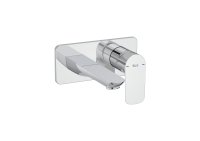 Roca Cala Wall-Mounted Basin Mixer - Chrome