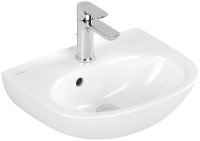 Villeroy & Boch O.Novo 450mm Wall Hung Oval Basin - White Alpin