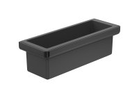 Roca Tempo Container - Brushed Titanium Black