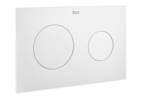 Roca PL10 Matt White Dual Flush Plate