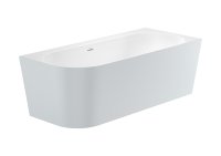 Roca Raina 1700mm Asymmetric Right Hand Corner Bath - Pearl