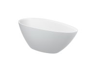 Roca Kauai 1600mm Freestanding Oval Bath with Drain - Pearl