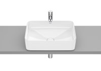 Roca Inspira 500mm Square Countertop Basin - White