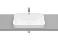 Roca Inspira 550mm Square Inset Basin - White