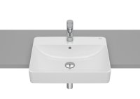 Roca Inspira 550mm Semi Recessed Basin - White