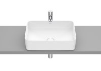 Roca Inspira 500mm Square Countertop Basin - Matt White