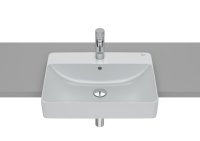 Roca Inspira 550mm Semi Recessed Basin - Pearl